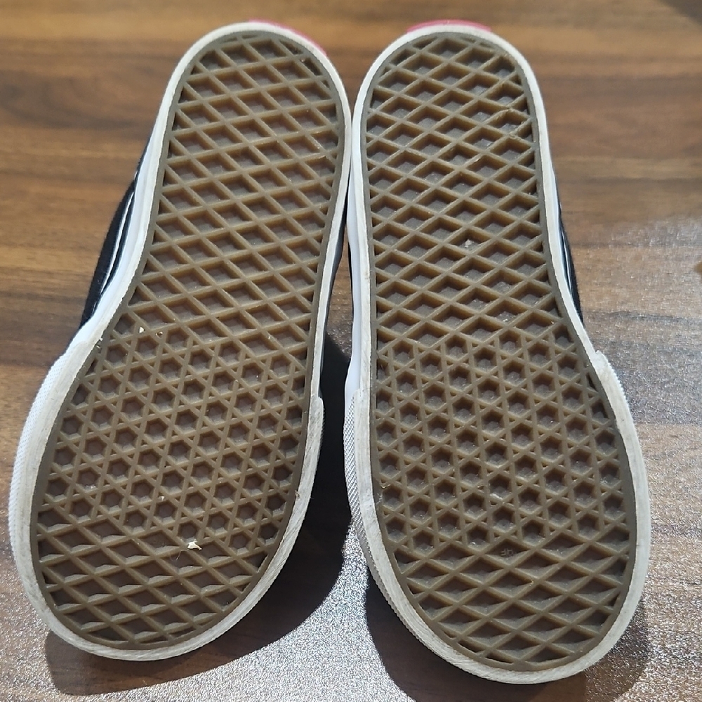 Vans Kids Black and White High-Top Sneakers - Picture 6 of 6